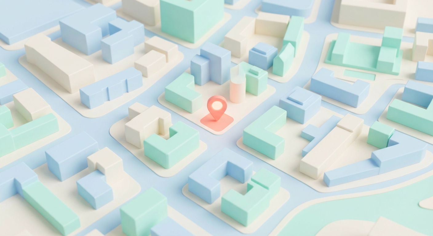 Удобное расположение