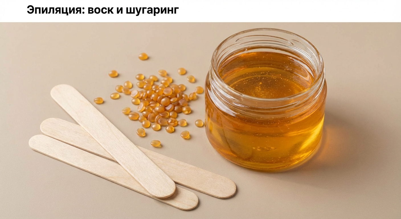 Эпиляция: воск и шугаринг