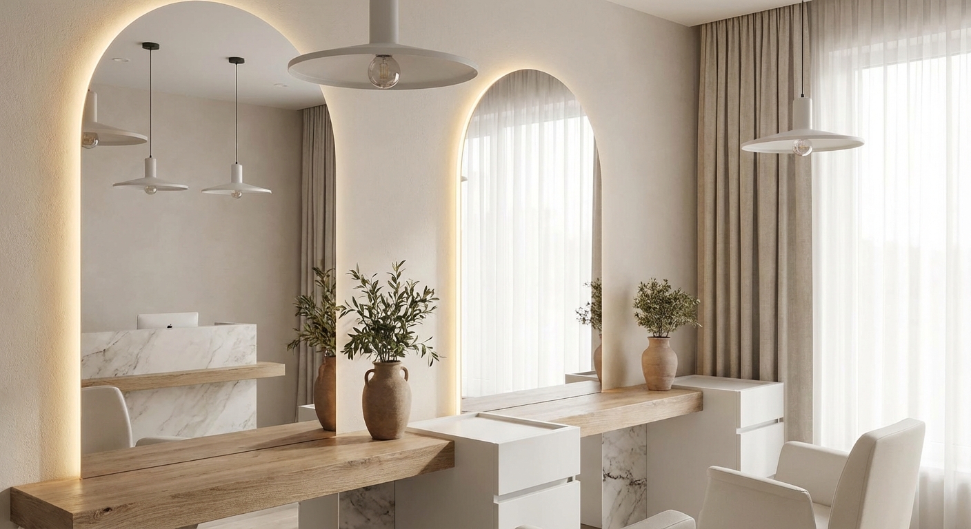 Интерьер салона красоты Hair Studio